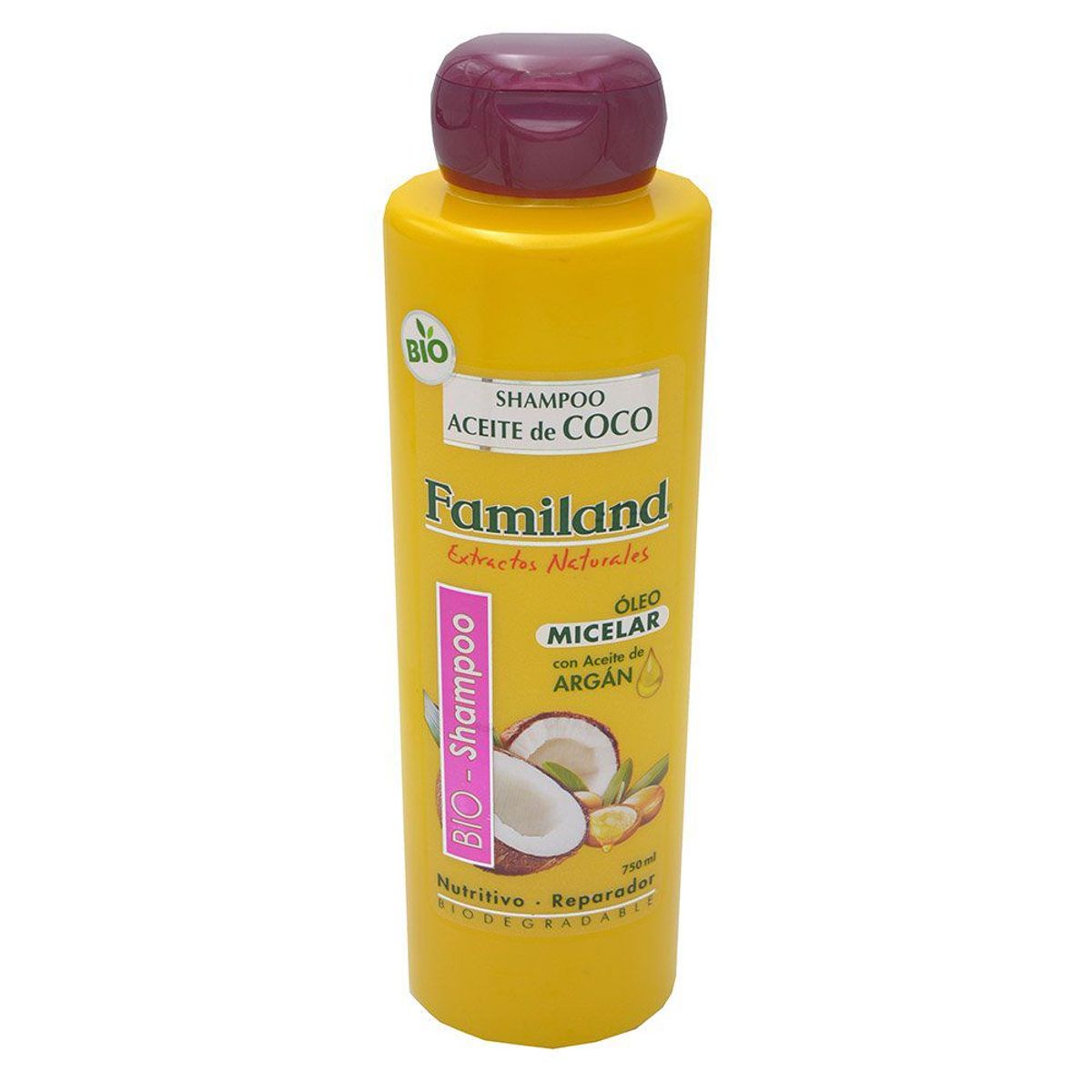 FAMILAND - Shampoo Aceite Coco Argan
