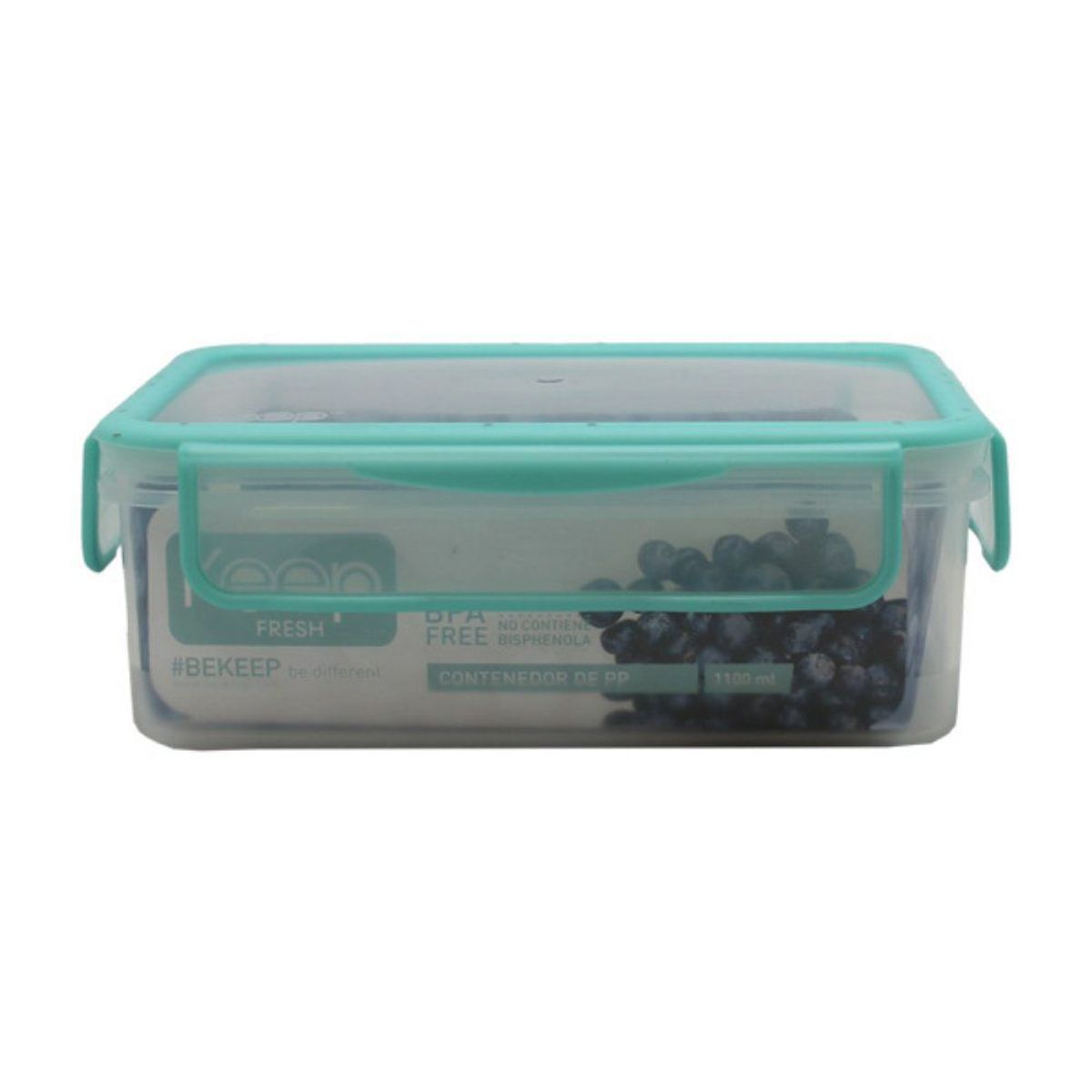 KEEP - Hermético de Plástico Rectangular 1100Ml
