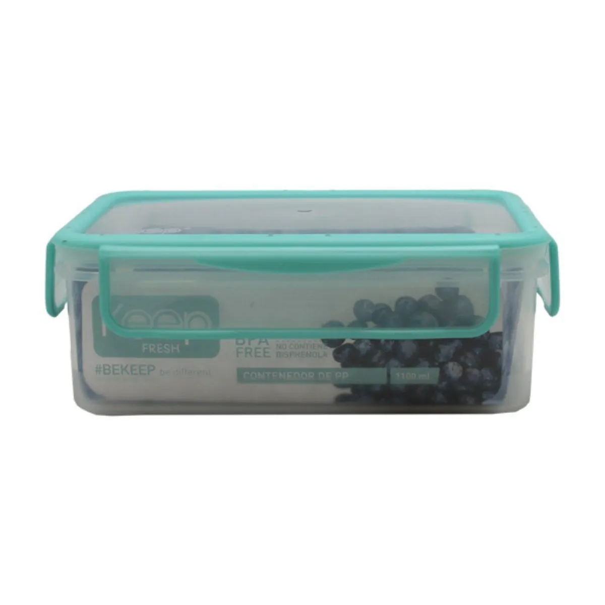 KEEP - Hermético de Plástico Rectangular 1100Ml