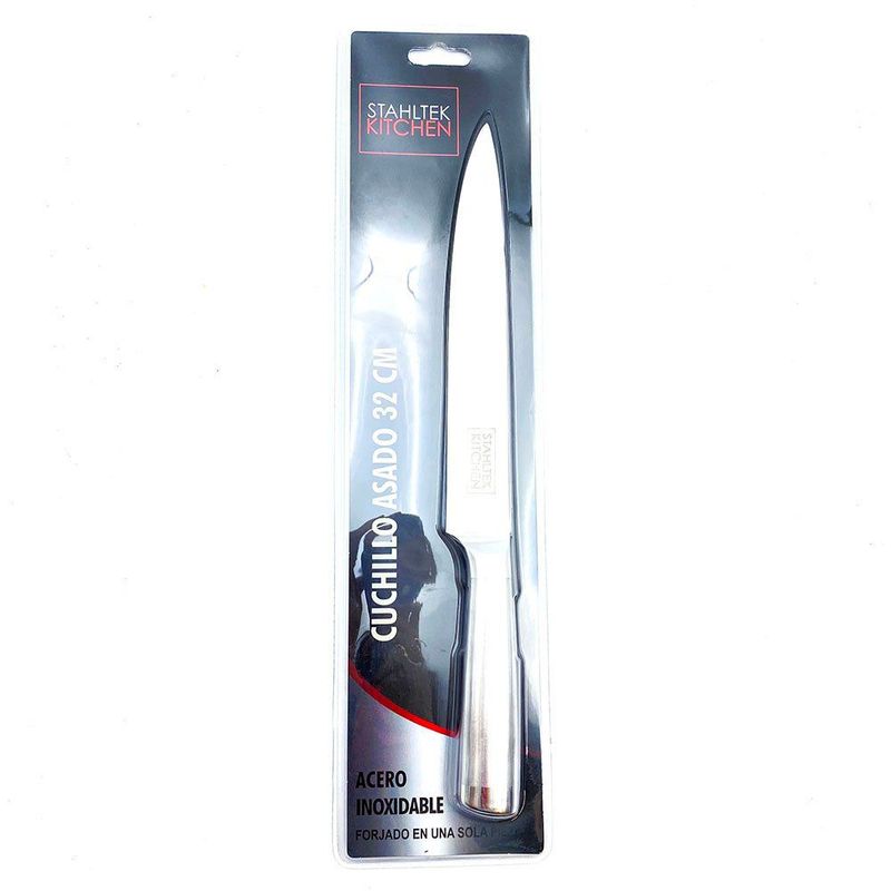STAHLTEK KITCHEN - CUCHILLO ASADO 325CM NEGRO