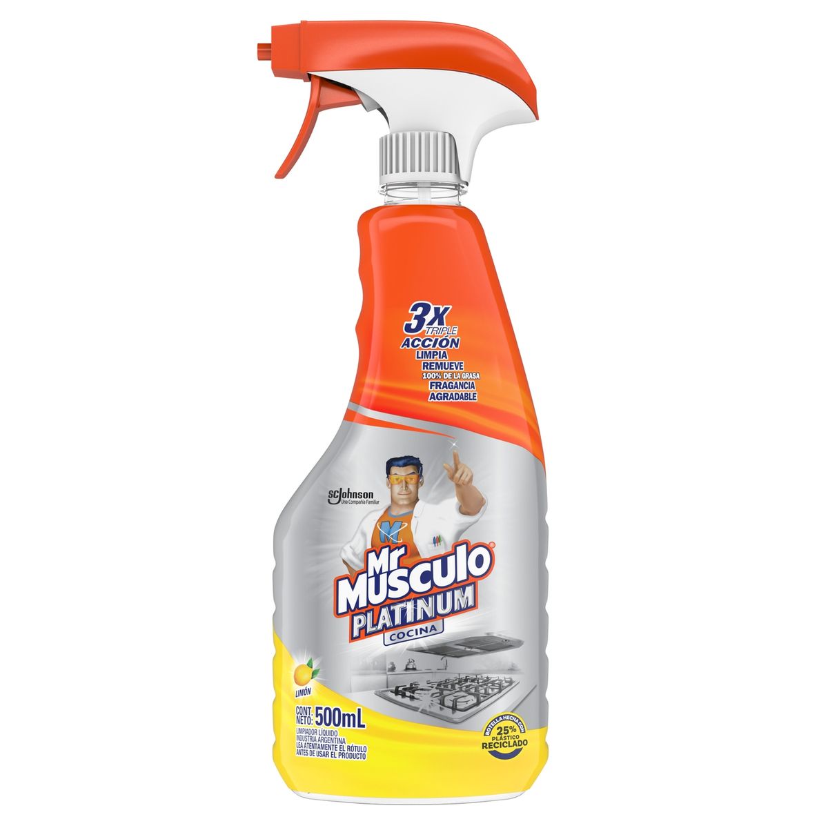  - Antigrasa Platinum Cocina Gatillo Mr Músculo 500 ml