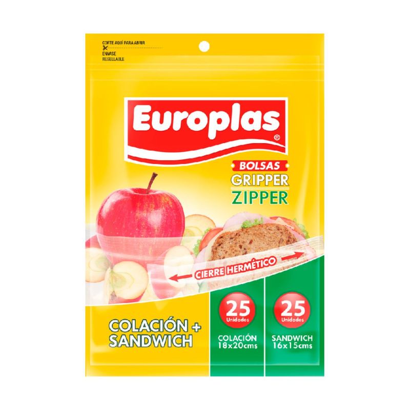 EUROPLAS - BOLSA COLACION SAND 2525  EUROPLAS 50 U.