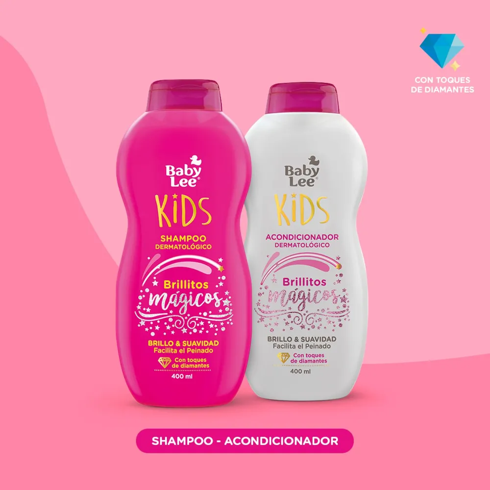 SHAM BRILLITOS MAGICOS  BABY LEE 400 ML, foto 3