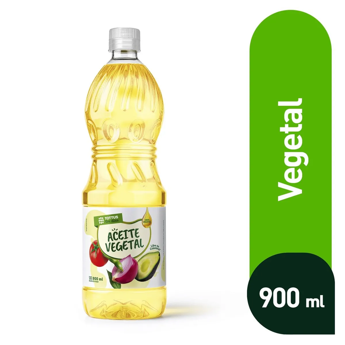 TOTTUS - Aceite Vegetal Tottus 900 ml