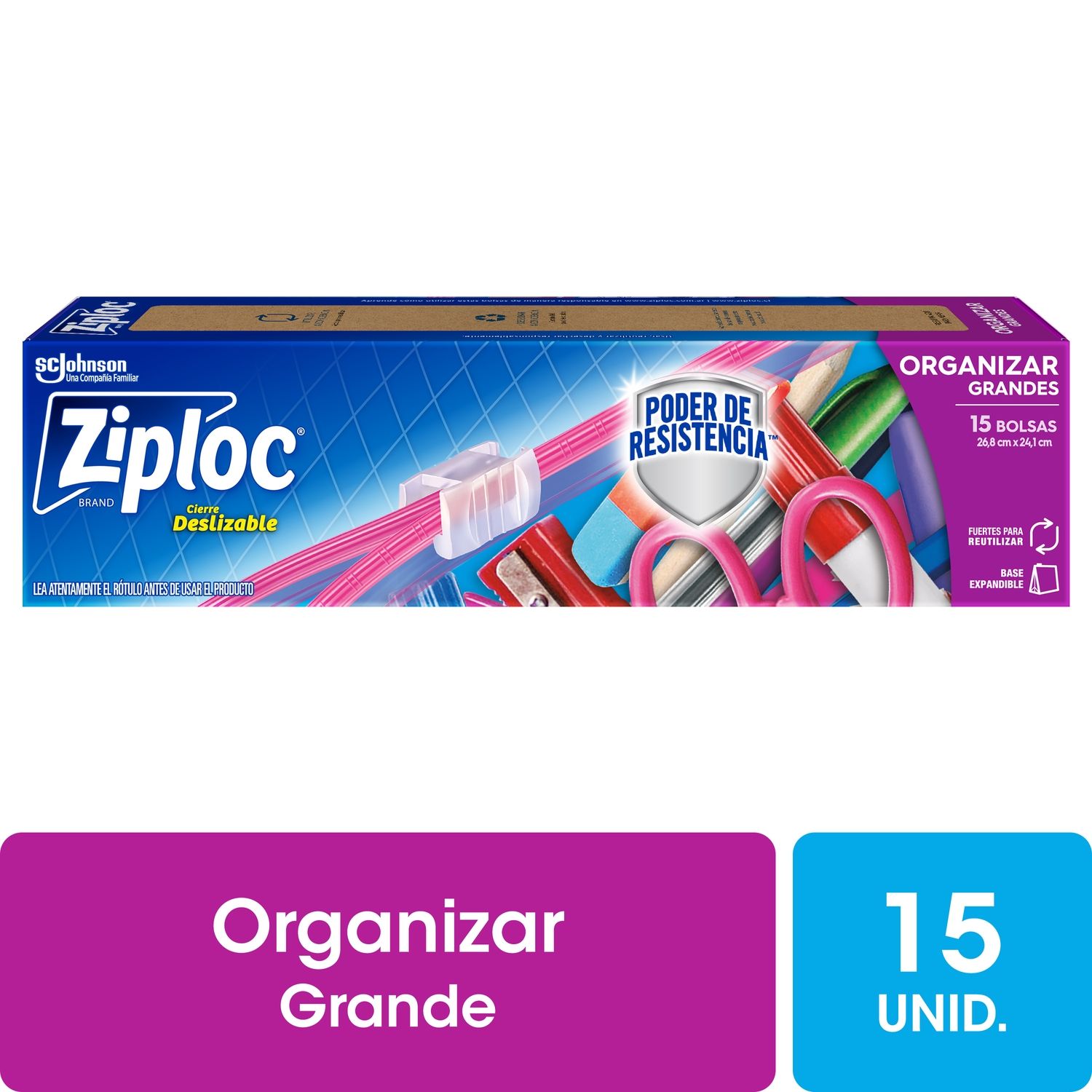 ポッポ】L☆CRAFTジグST30g×10本 Bolsa para Organizar Grande Ziploc 15 Un | Tottus Chile
