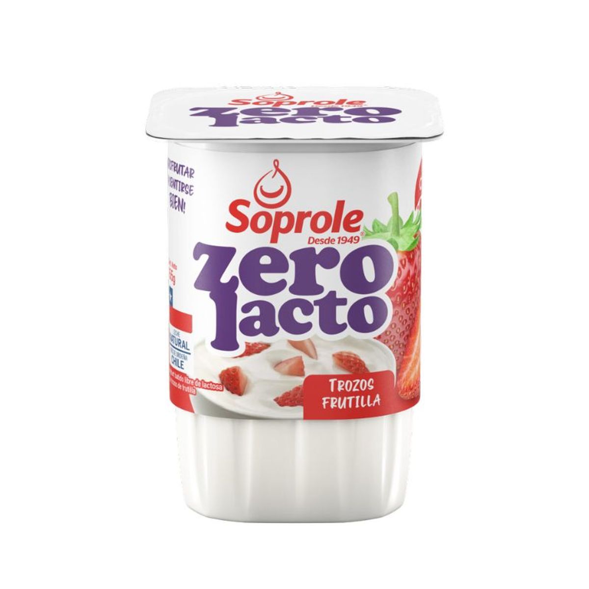 SOPROLE - Yoghurt Trozo Frutilla Zlacto