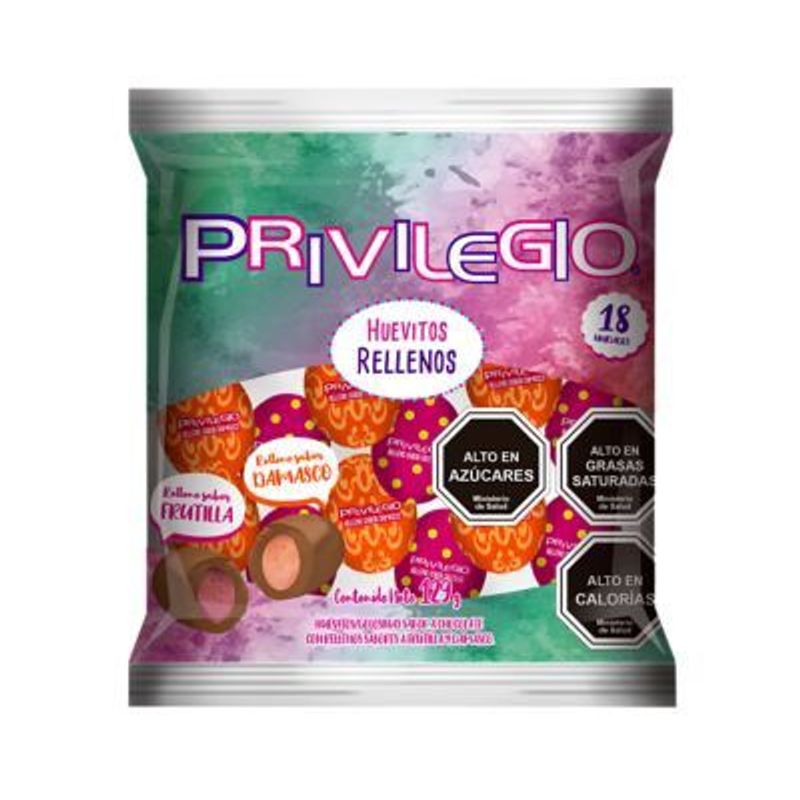 ARCOR - HUEVO DAMA FRUT PRIVILEGIO ARCOR 144 GRS