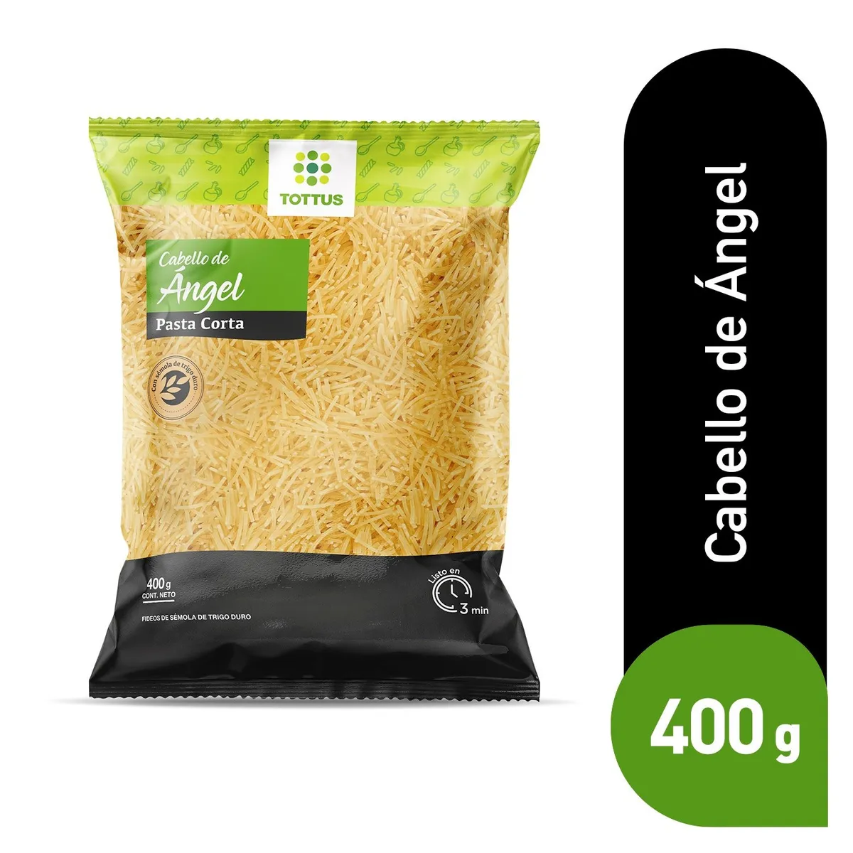 TOTTUS - Pasta cabello angel