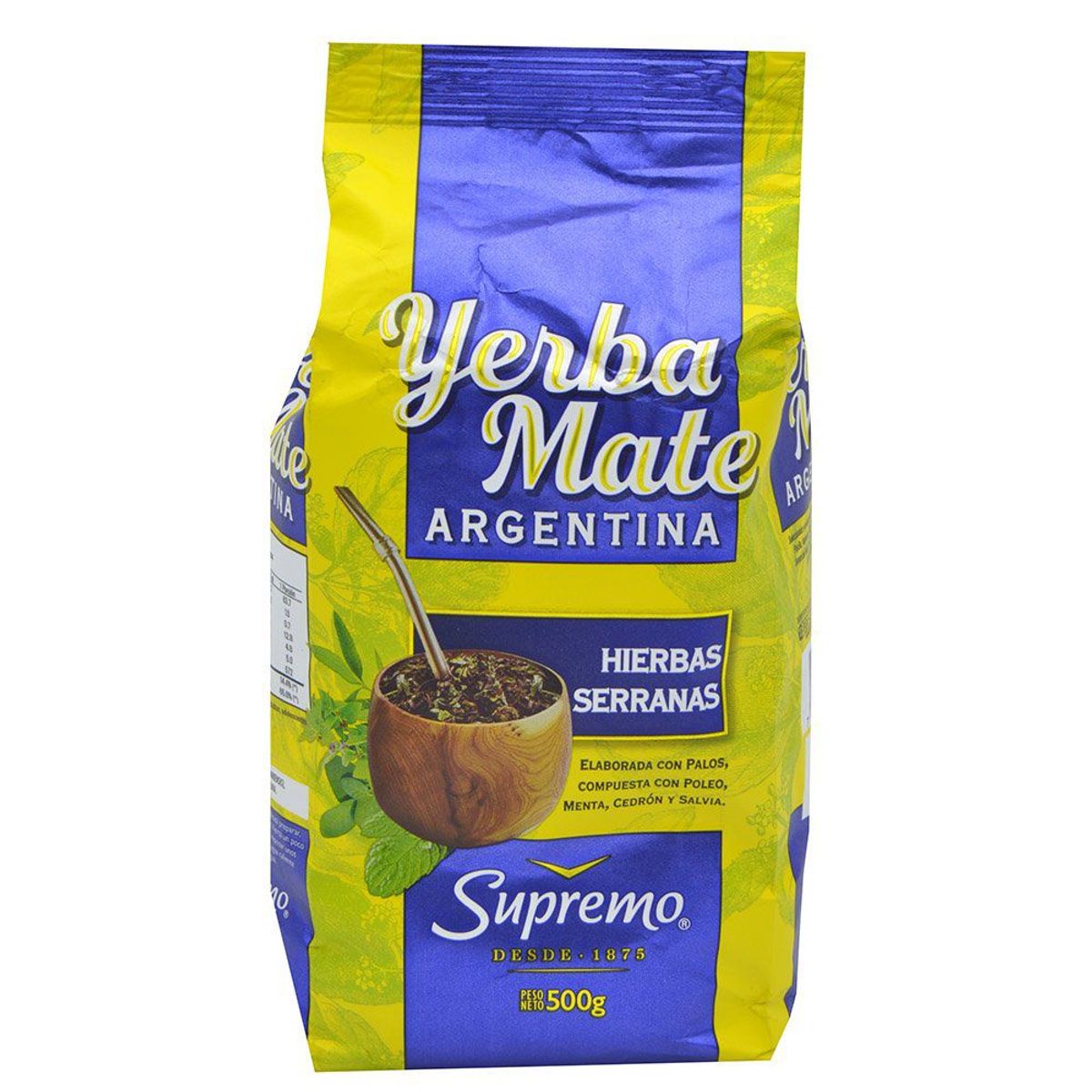 SUPREMO - Yerba mate arg serrana