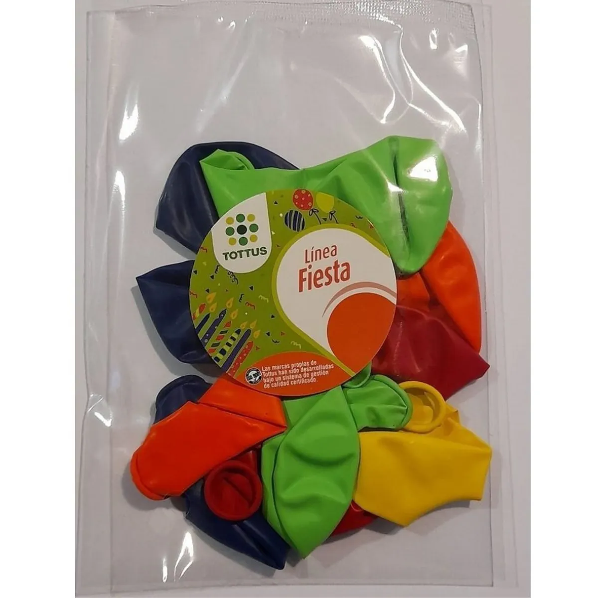 TOTTUS - Globo Liso N9 Tottus 12 Un