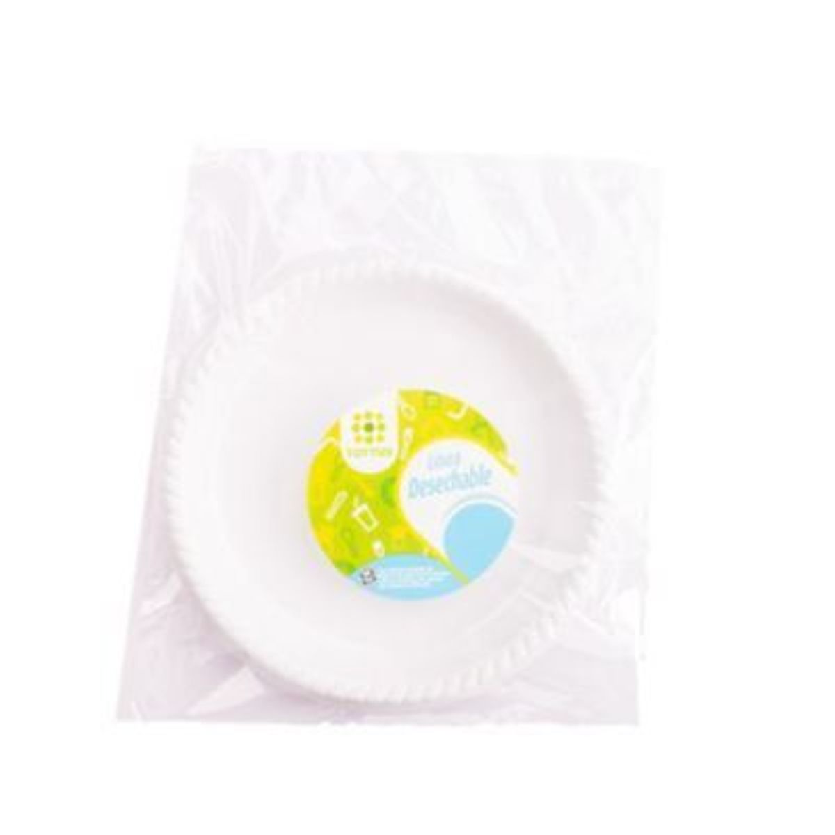 TOTTUS - Platos Grandes Plásticos Tottus 24 Un