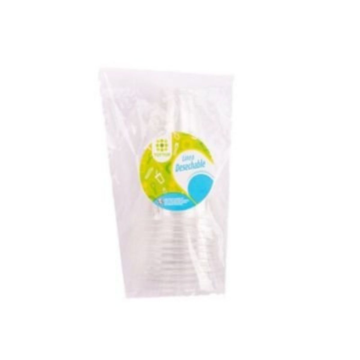 TOTTUS - Vasos Transparentes Plásticos Tottus 300 ml 12 Un