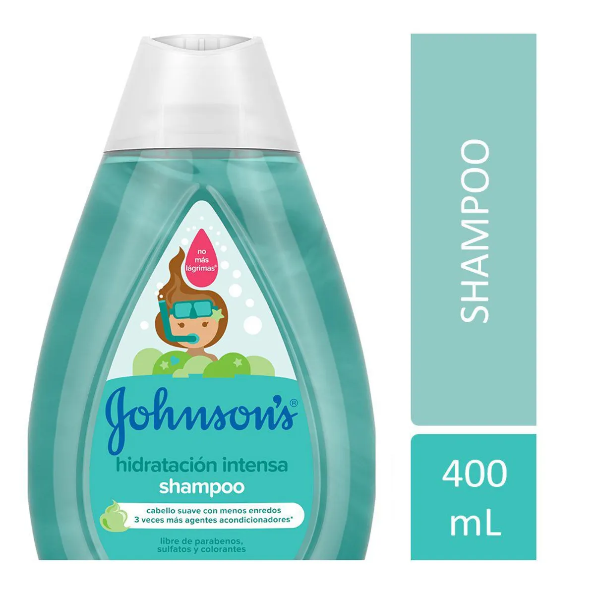 JOHNSONS BABY - Shampoo Para Niños  Hidratación Intensa 400 ml