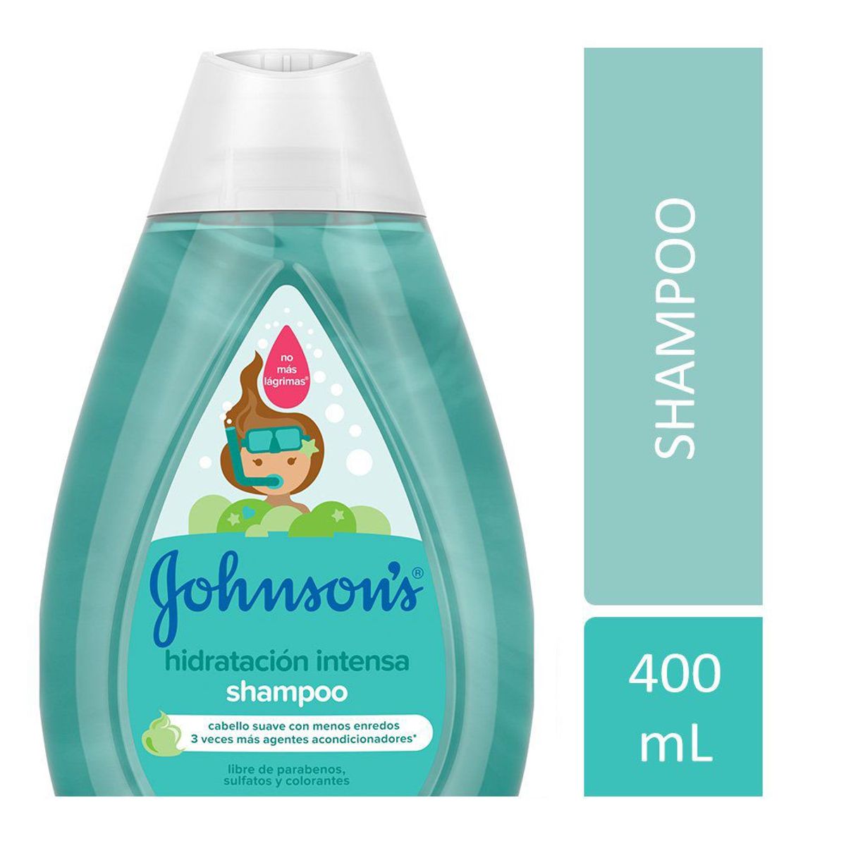 JOHNSONS BABY - Shampoo Para Niños  Hidratación Intensa 400 ml
