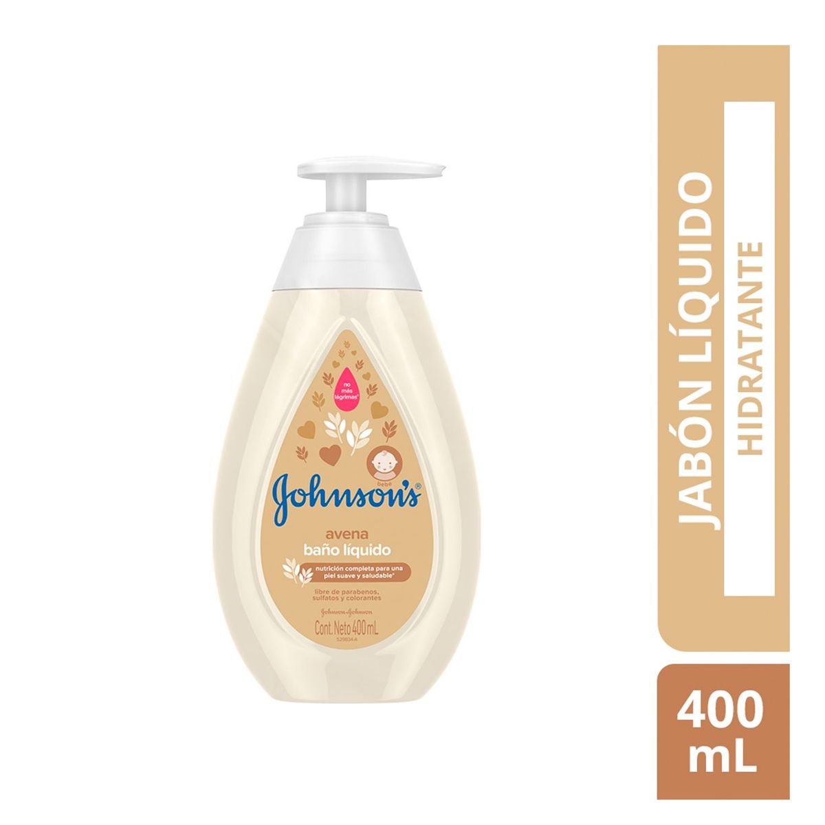 JOHNSONS BABY - Baño Líquido  Baby Avena 400 ml