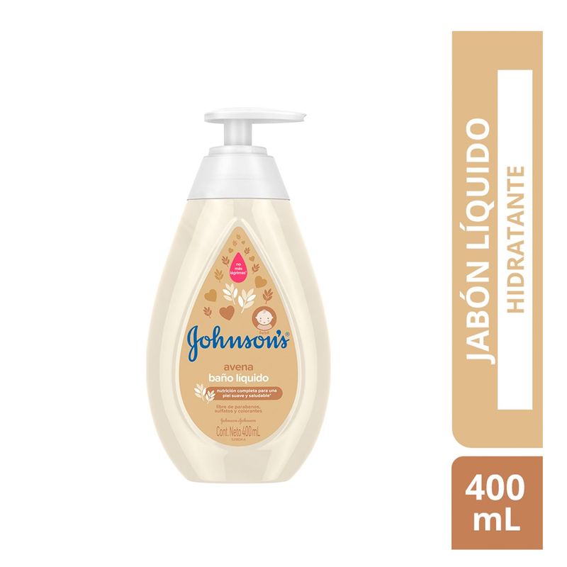 JOHNSONS BABY - Baño Líquido  Baby Avena 400 ml