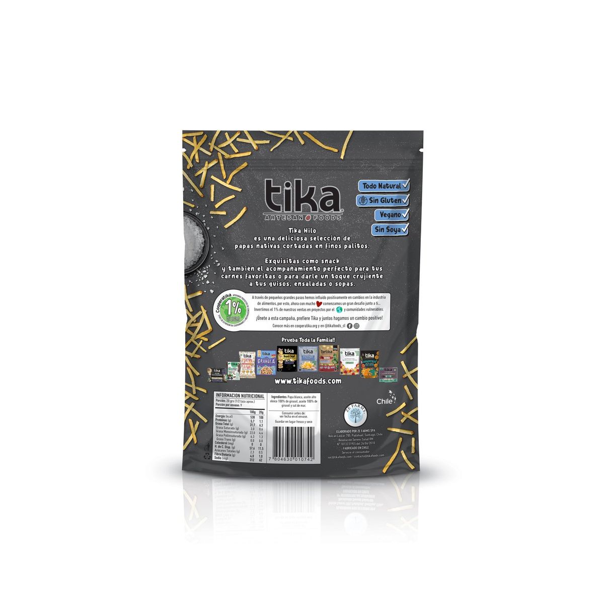 TIKA - Snacks Artesan Stixs Hilo