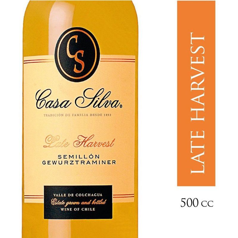 CASA SILVA - Vino Blanco Late Harvest Casa Silva 13.5° 500 cc