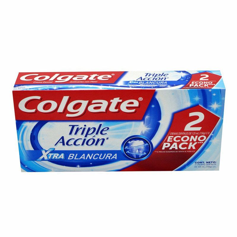 COLGATE - Pack Pasta de Dientes Colgate 2 x 125 ml