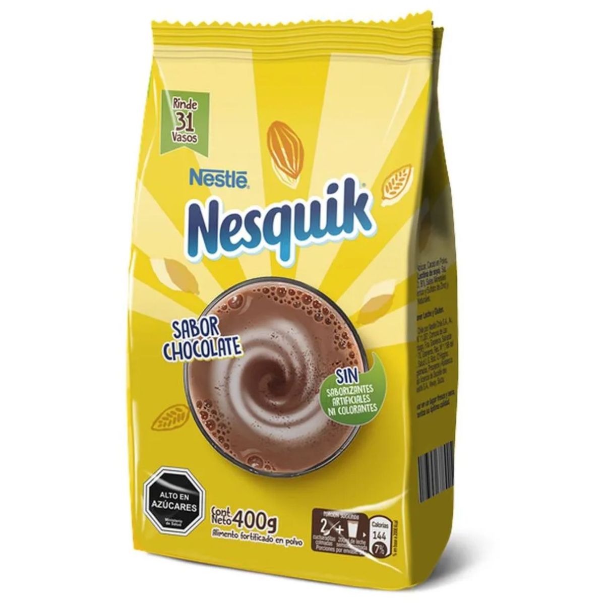 NESQUIK - Saborizante en Polvo Chocolate Nesquik Bolsa 400 g