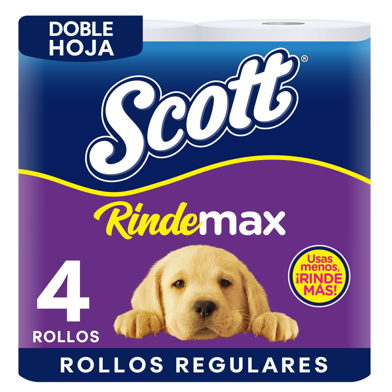 Papel Higiénico Scott Rindemax Doble Hoja 4 x 21 mts | Tottus Chile