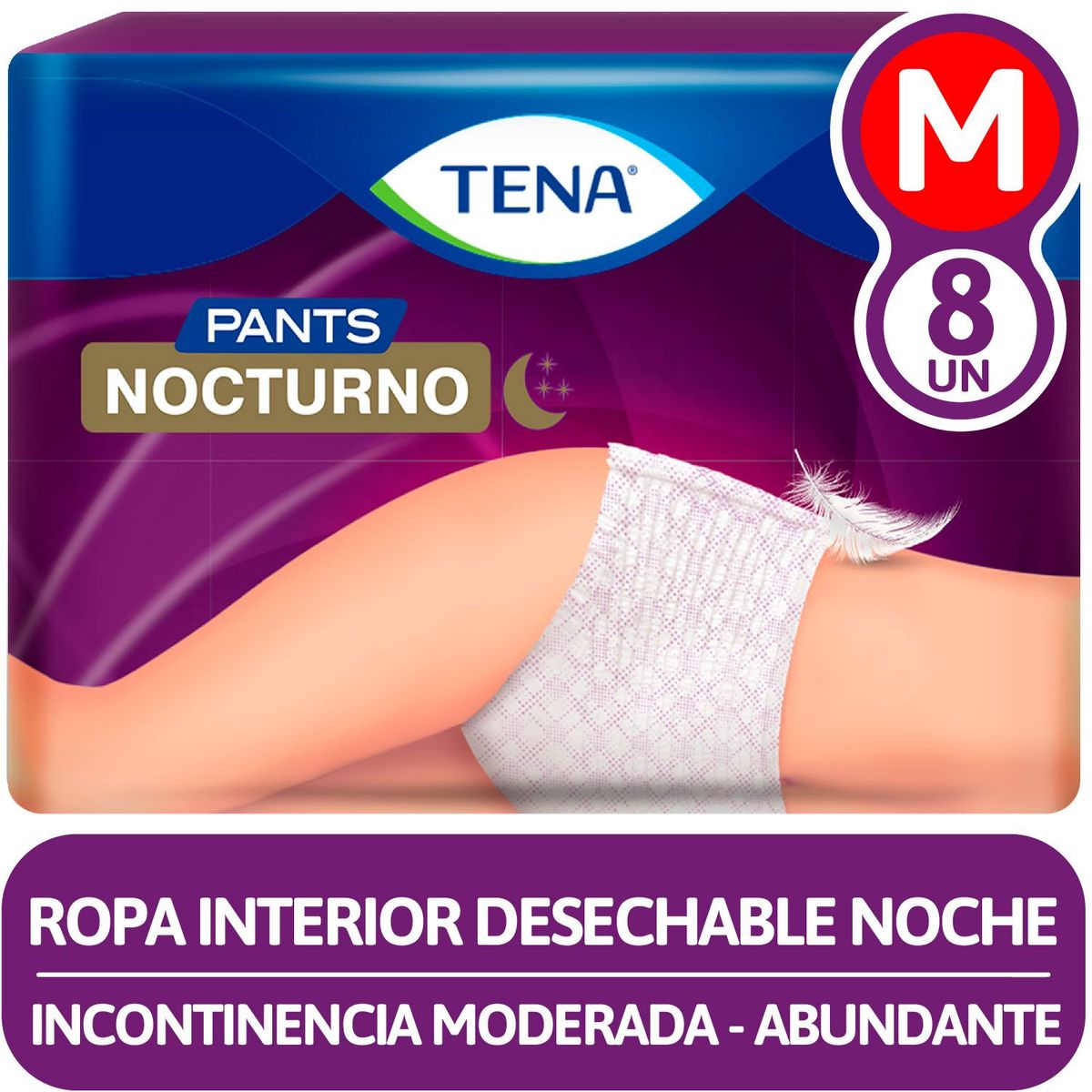 TENA - Pañal Adulto Pants Nocturno Talla CH/M