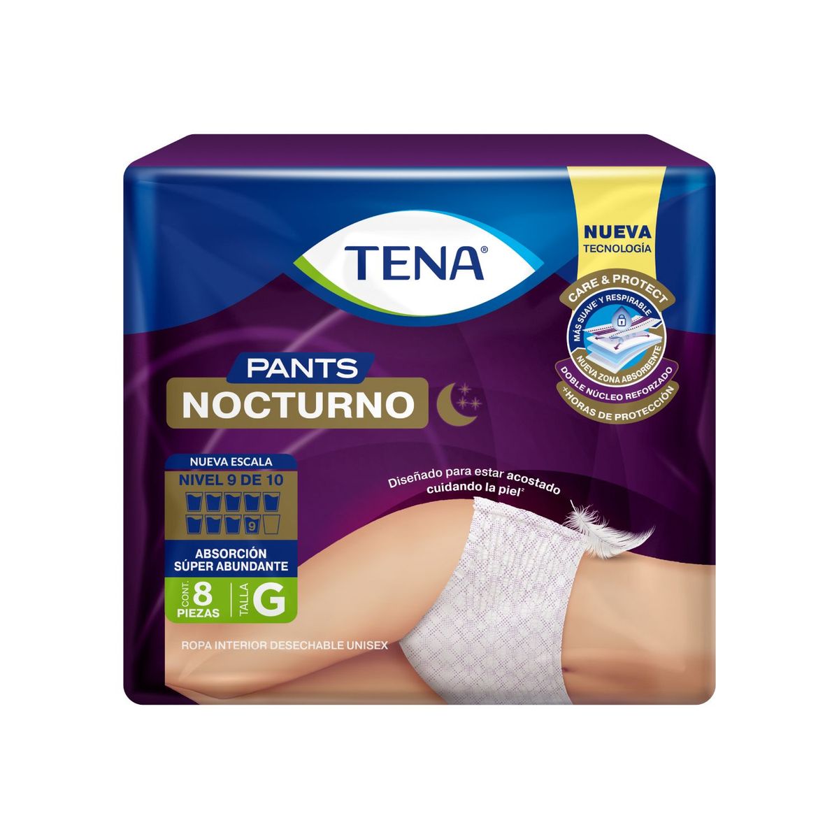 TENA - Pañal Adulto Pants Nocturno Talla L