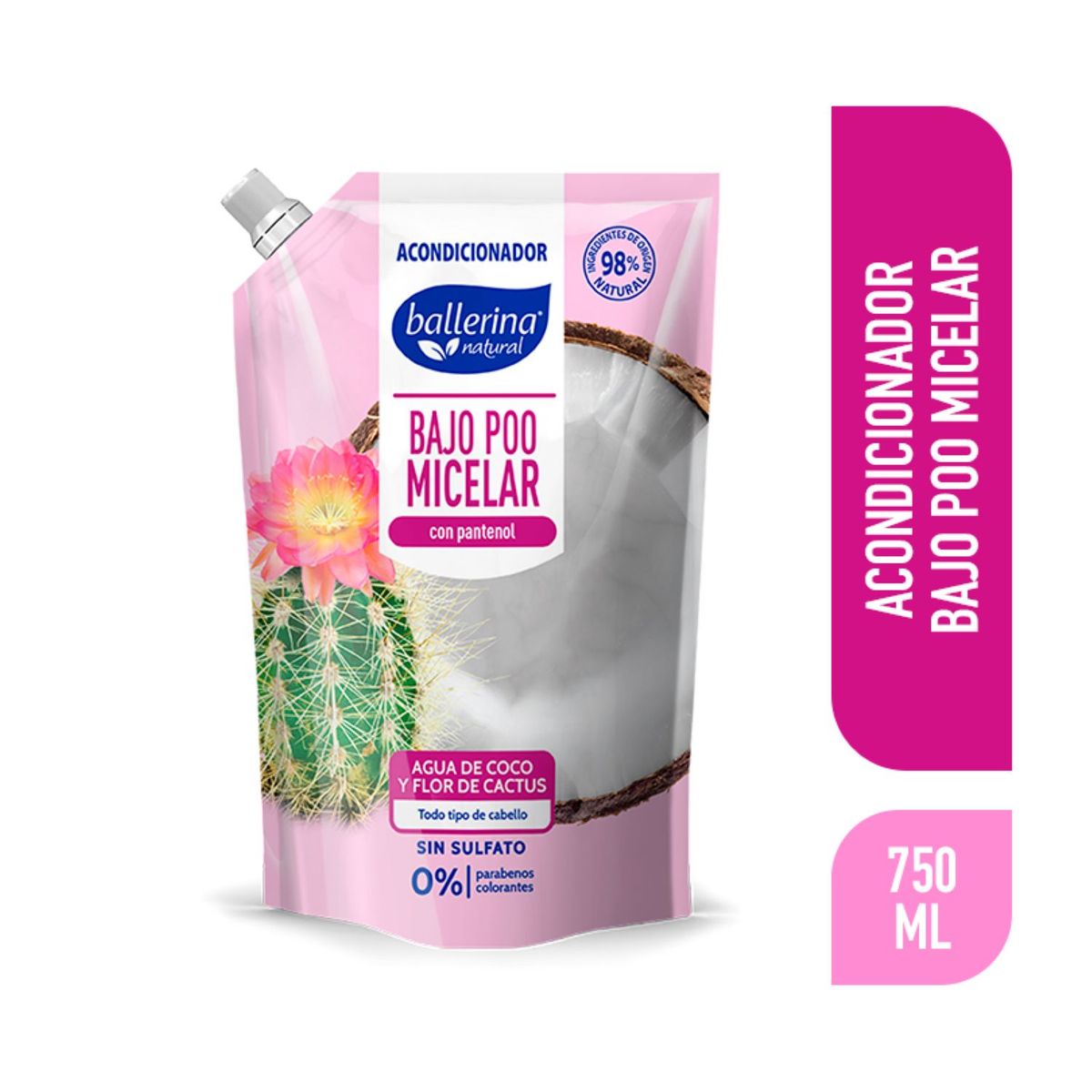 BALLERINA - Acondicionador Micelar Bajo Poo