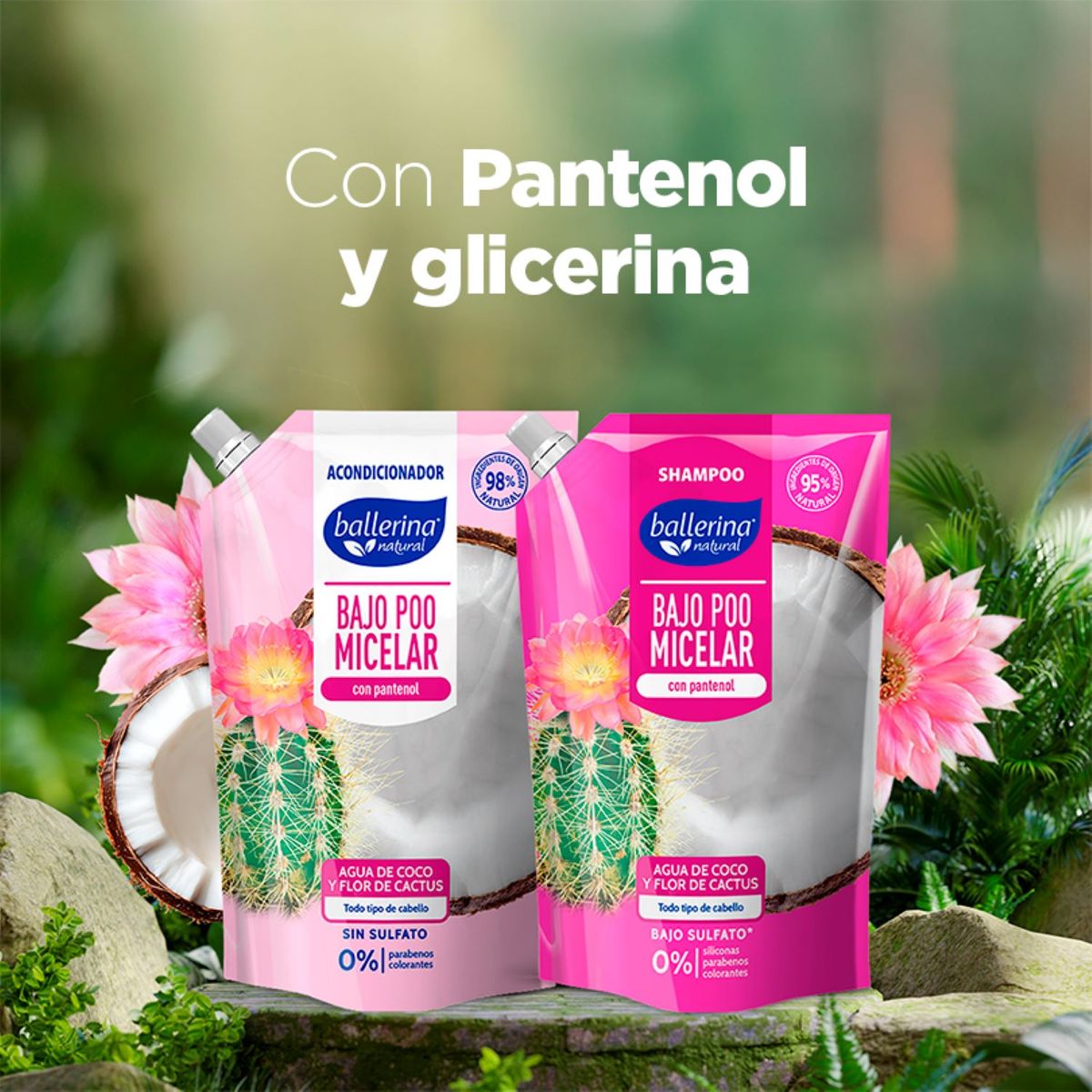 BALLERINA - Acondicionador Micelar Bajo Poo