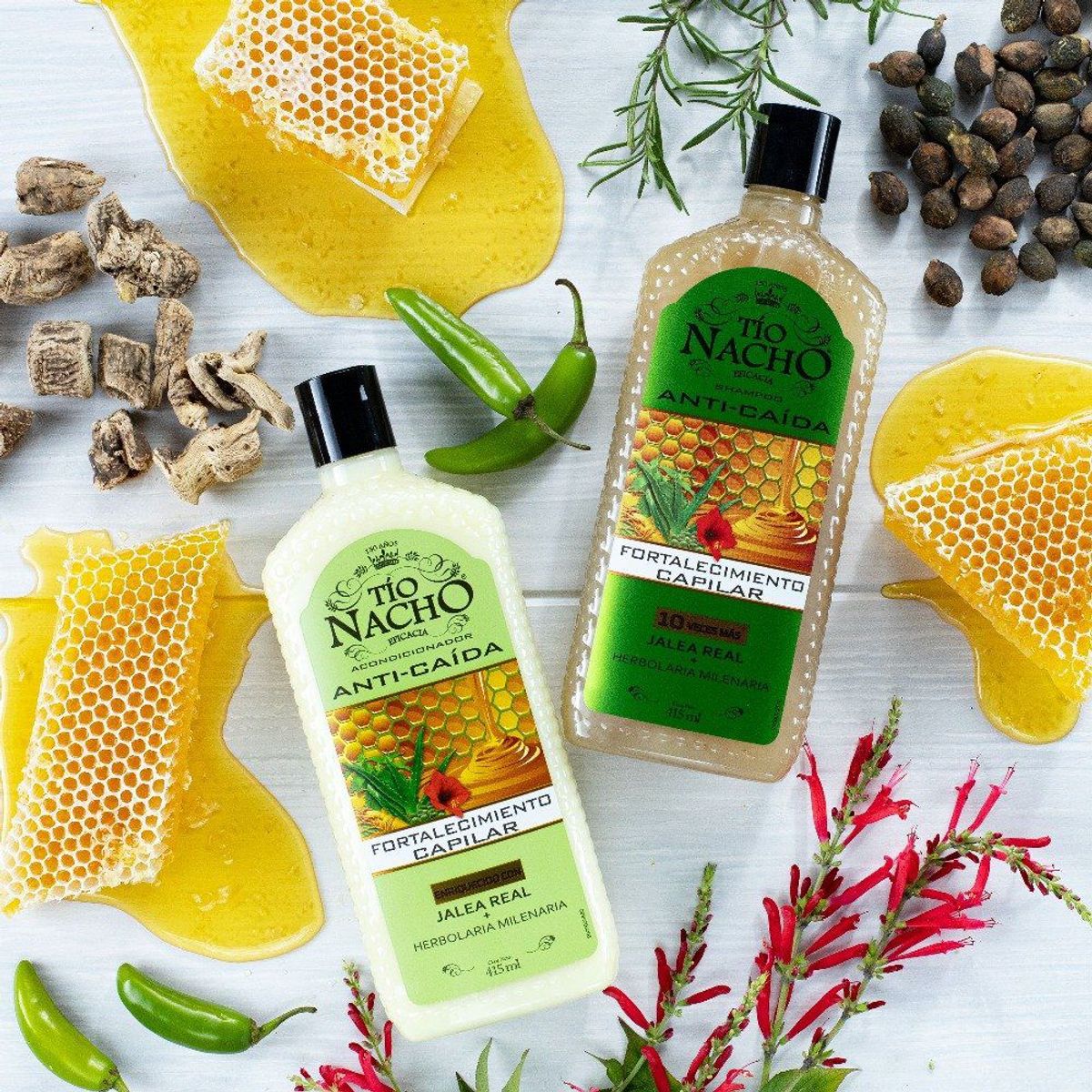 TIO NACHO - Pack Shampoo + Acondicionador Tio Nacho Anticaída 2 x 415 ml