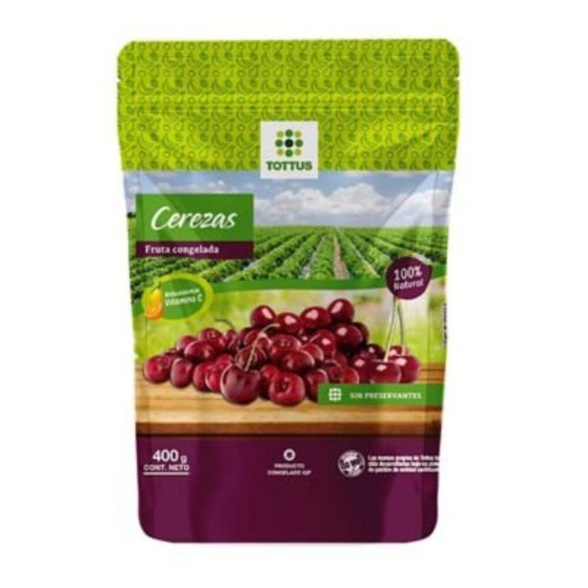 TOTTUS - Fruta Congelada Cerezas