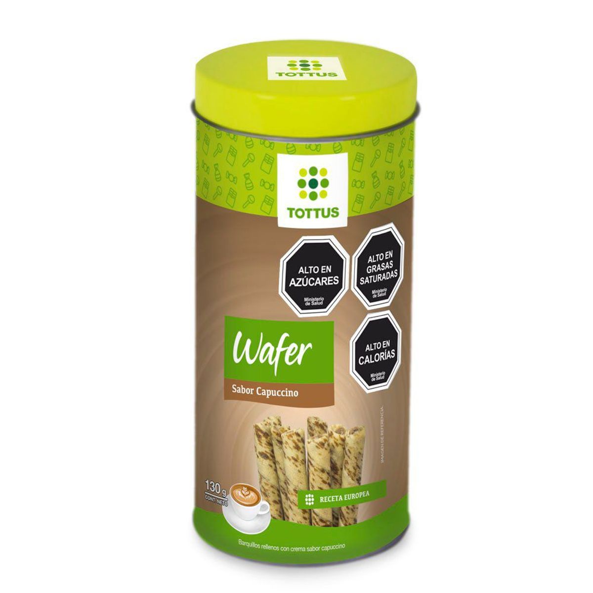 TOTTUS - Wafer Roll Capuccino