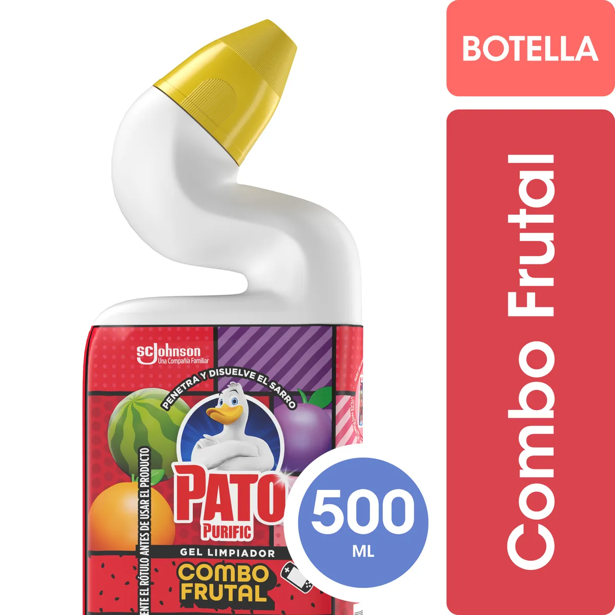 PATO PURIFIC - Limpiador de Baño Gel Brisa Tropical Pato Purific 500 ml