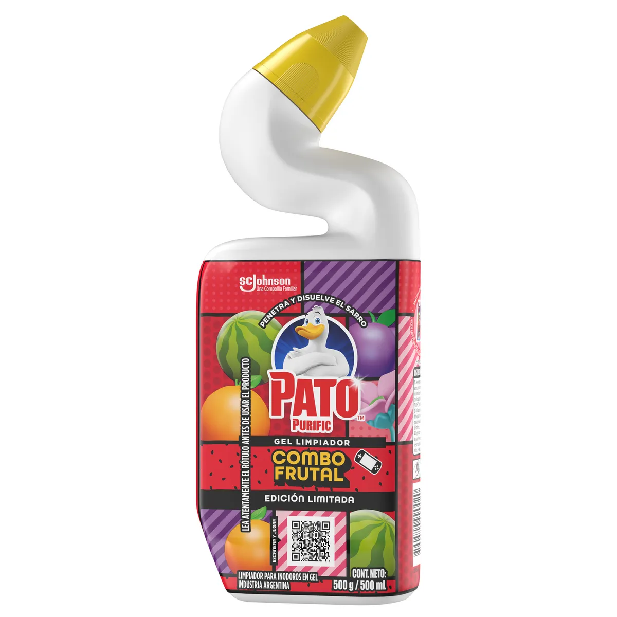 PATO PURIFIC - Limpiador de Baño Gel Brisa Tropical Pato Purific 500 ml