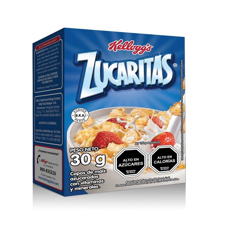 KELLOGGS - CEREALES ZUCARITAS  KELLOGGS 30 GR