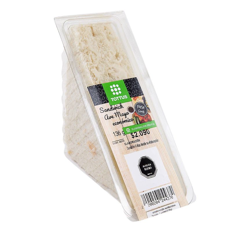TOTTUS - Sándwich Doble Ave Mayo