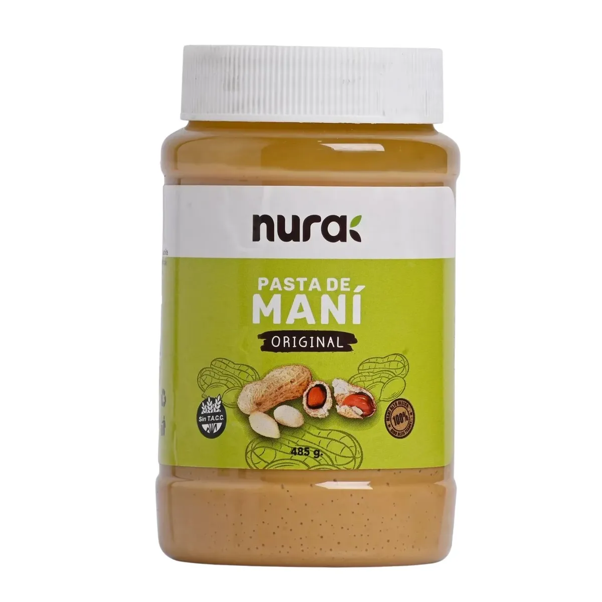 NURA - Pasta de Maní Original Nura 485 g