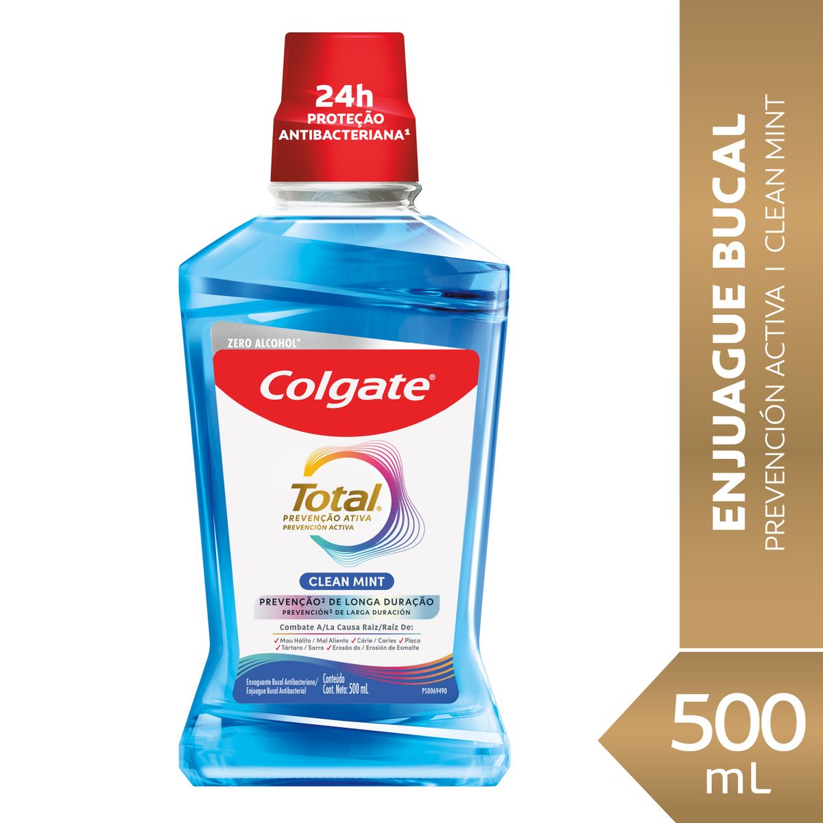 COLGATE - Enjuague Bucal Total 12 Clean Mint