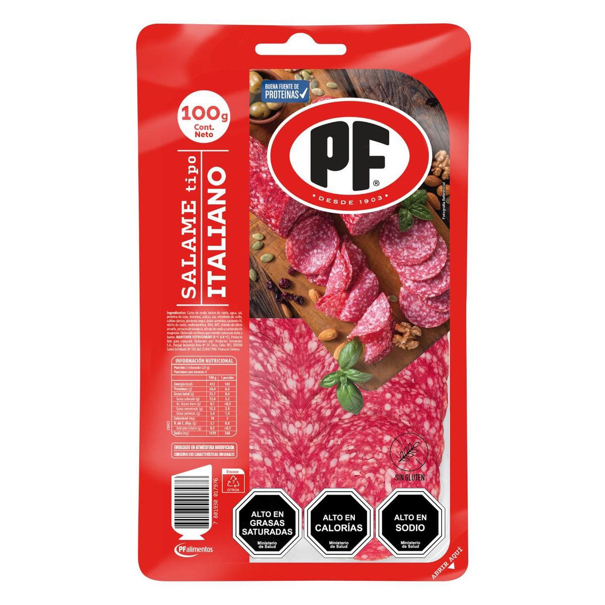 PF - Salame Italiano PF 100 g