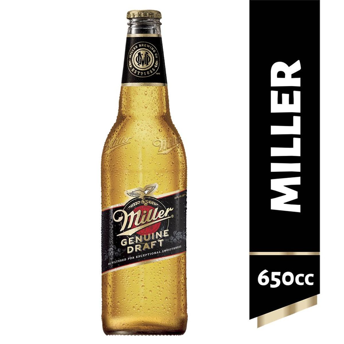 MILLER - Cerveza Miller Botella 650 cc