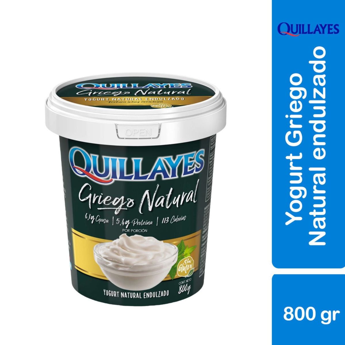 QUILLAYES - Yogurt Griego Natural