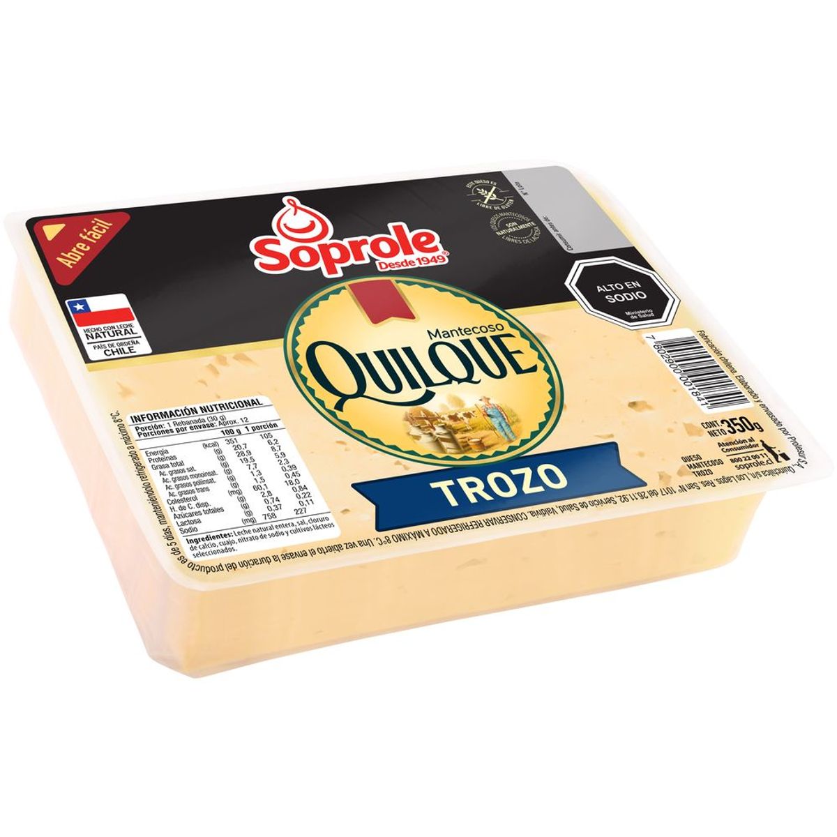 QUILQUE - Queso Mantecoso Trozo