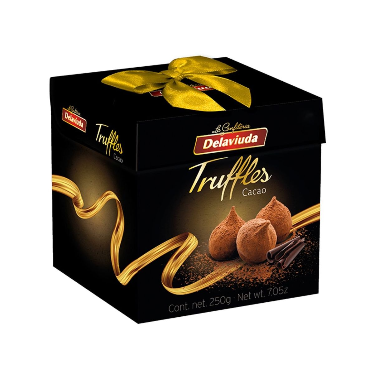 DELAVIUDA - Caja de Trufas de Cacao Navidad Delaviuda 250 g