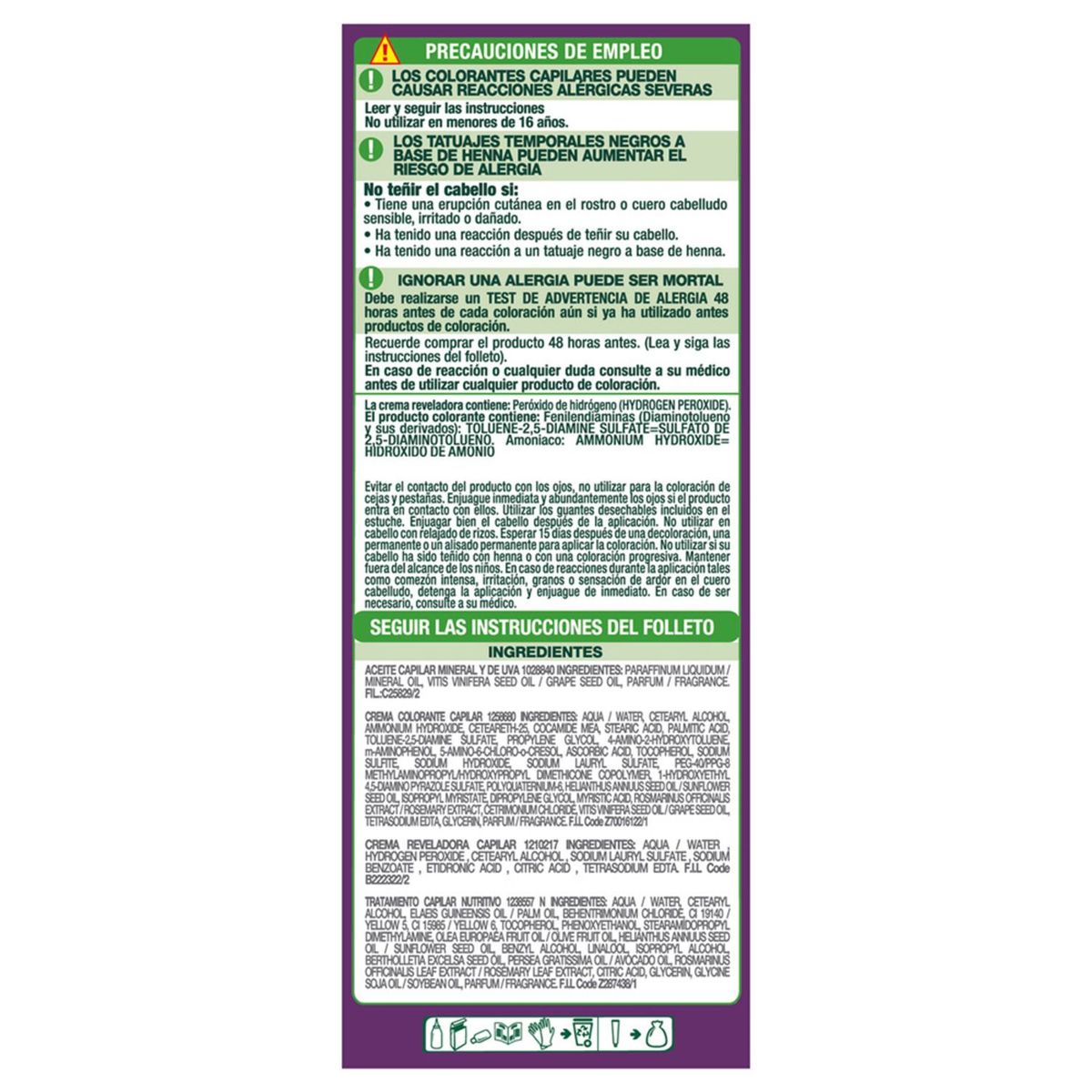 NUTRISSE - Tintura 4.16 Colori Lavanda