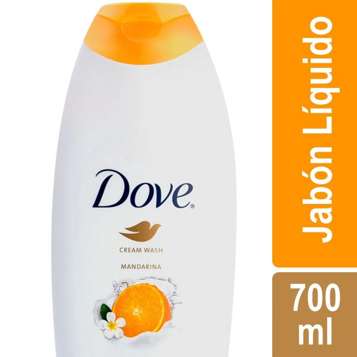 DOVE - Jabón Líquido Mandarina Dove 700 ml