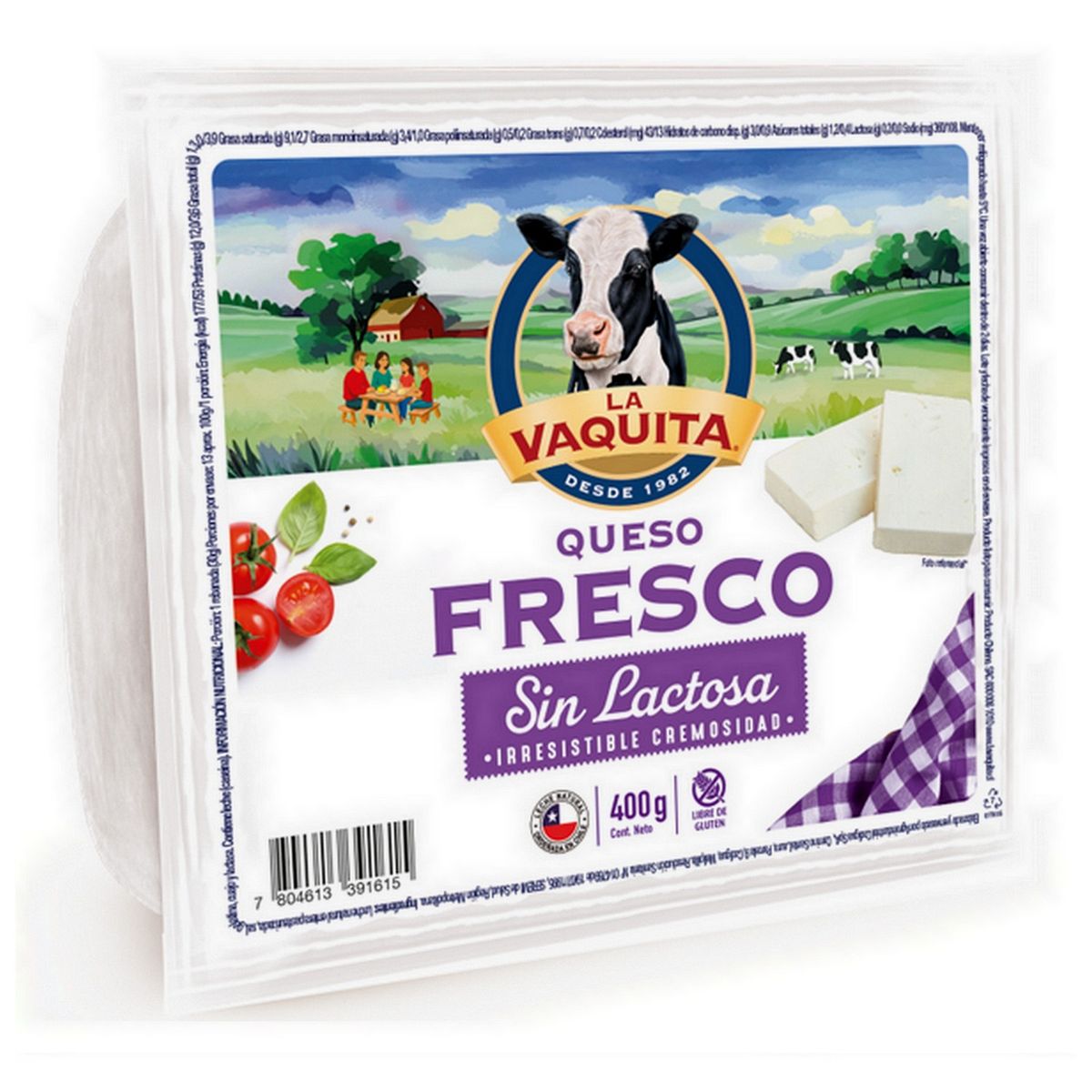 LA VAQUITA - Queso Fresco Sin Lactosa La Vaquita 400 g