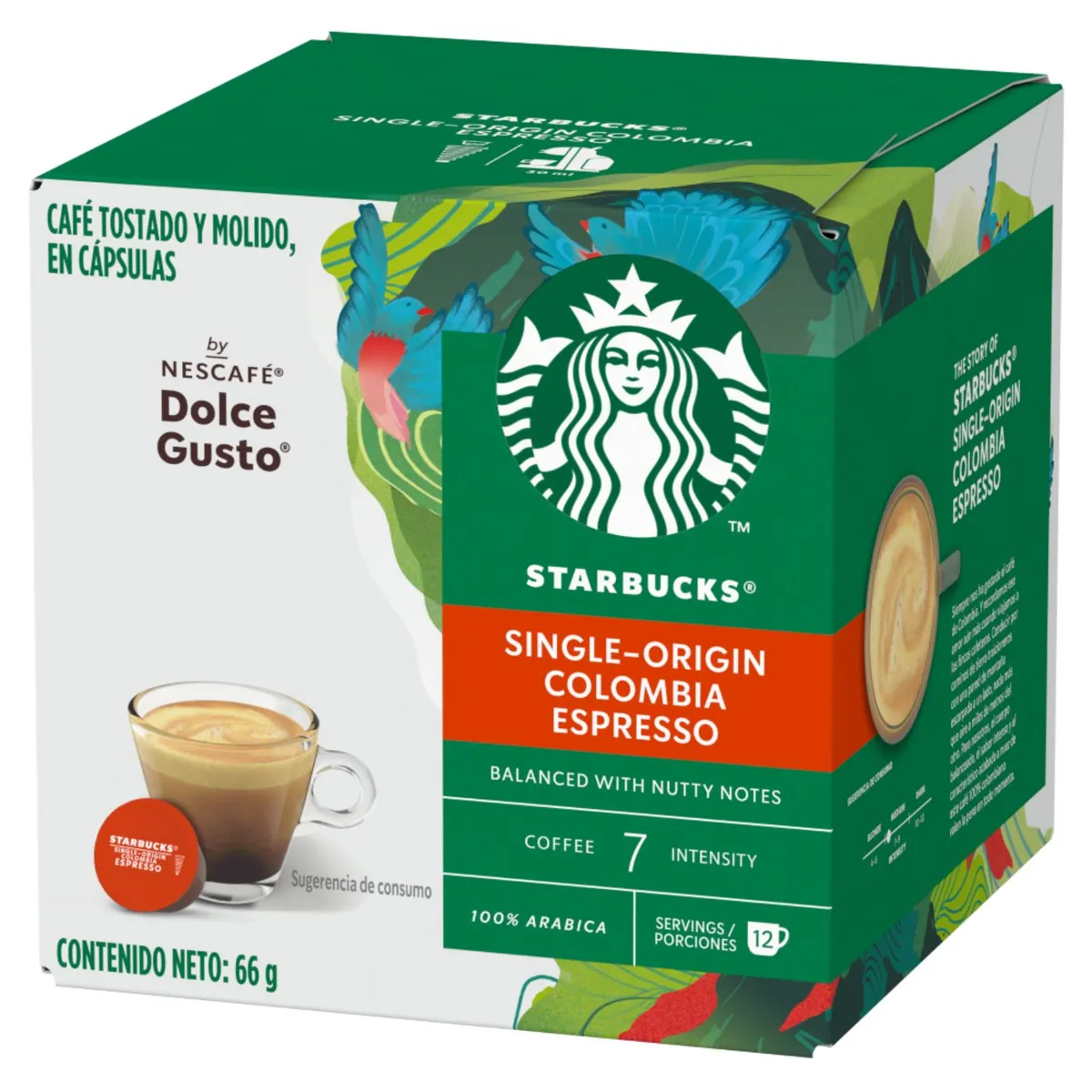 STARBUCKS - Starbucks Nescafé Dolce Gusto Espresso Colombia 12 Cápsulas