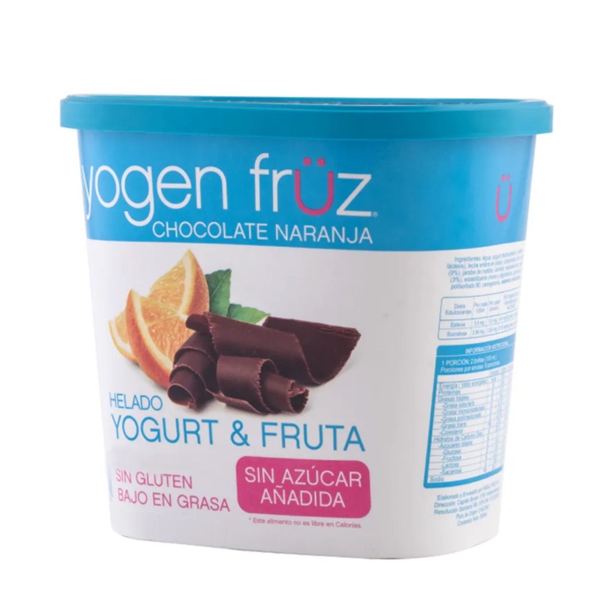 YOGEN FRUZ - HELADO CHOCO NARANJA  YOGEN FRUZ 800 ML
