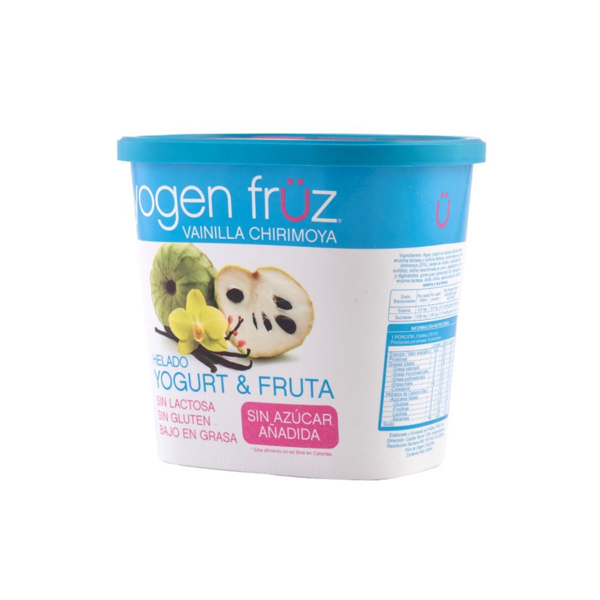 YOGEN FRUZ - HELADO VAINILL CHIRIM  YOGEN FRUZ 800 ML