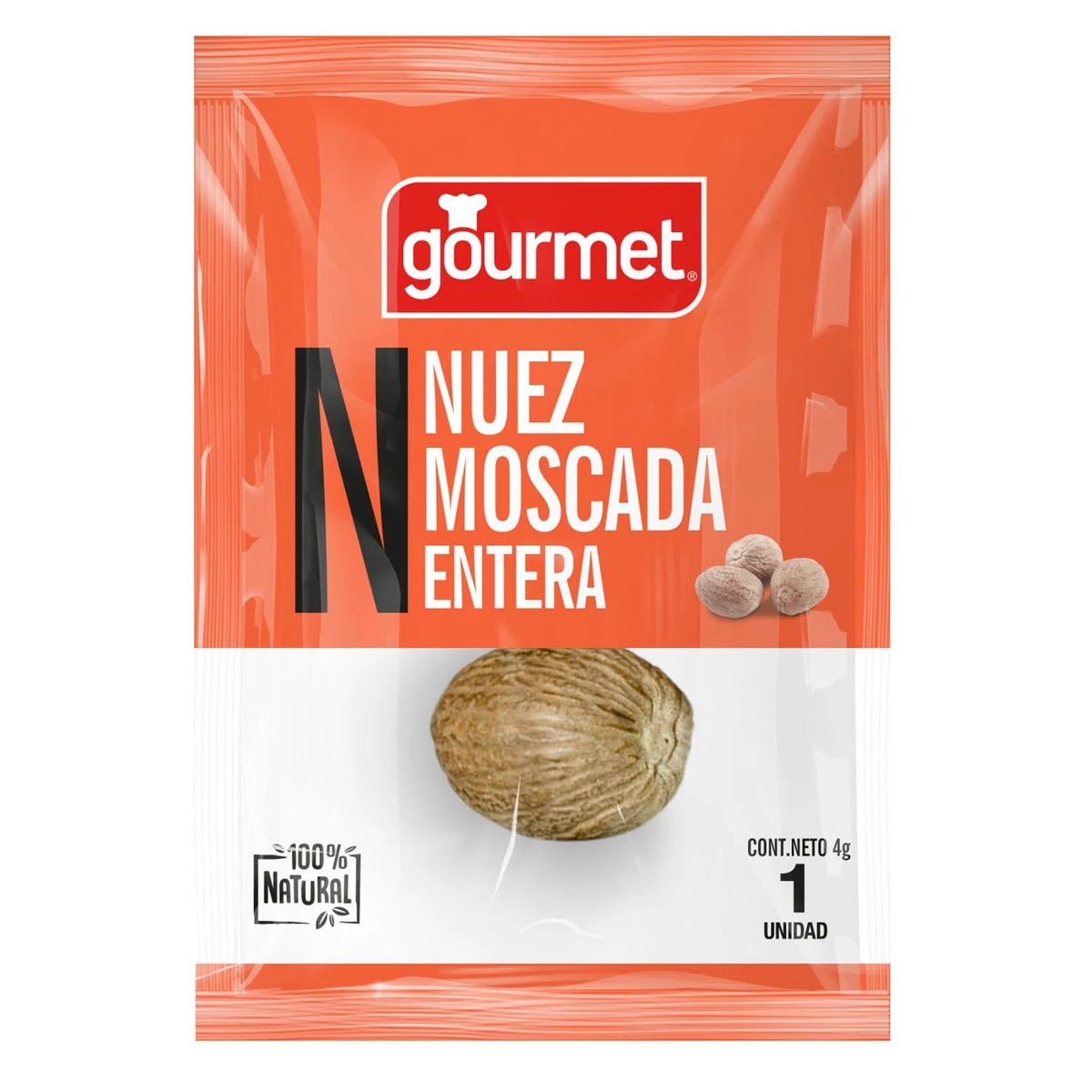 GOURMET - Nuez Moscada Entera Gourmet 4 g